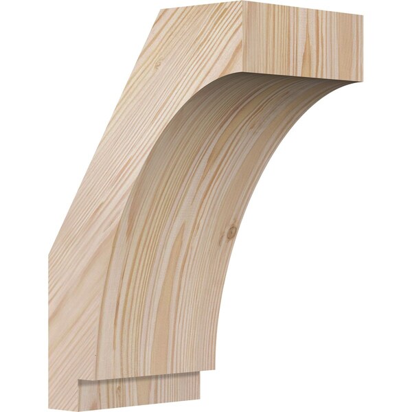 Ekena Millwork 5 1/2"W x 8"D x 12"H Imperial Smooth Knee Brace, Douglas Fir BRC06X08X12IMP00SDF - main